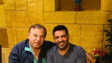 المنتج السوري محمد قبنض في زيارة قيّمة الى منزل الفنان رضا