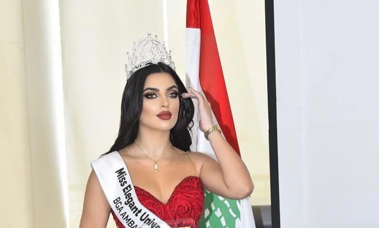 ملكة جمال الاناقة “ملاك عبيدات” سفيرة السلام في الشرق الأوسط