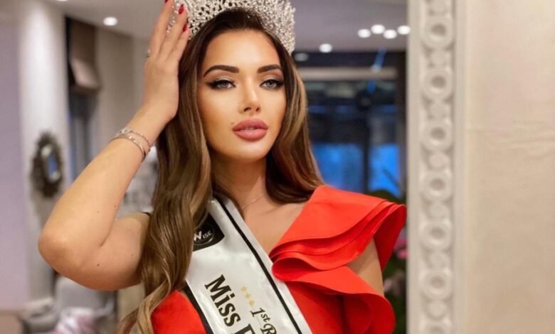 Photo of Miss Romania Anna Maria  first runner up in miss Europe 2021