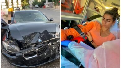 المدرّبة الرياضية ماريا مينا تتعرض لحادث سير يمنعها من ممارسة الرياضة لفترة محددة