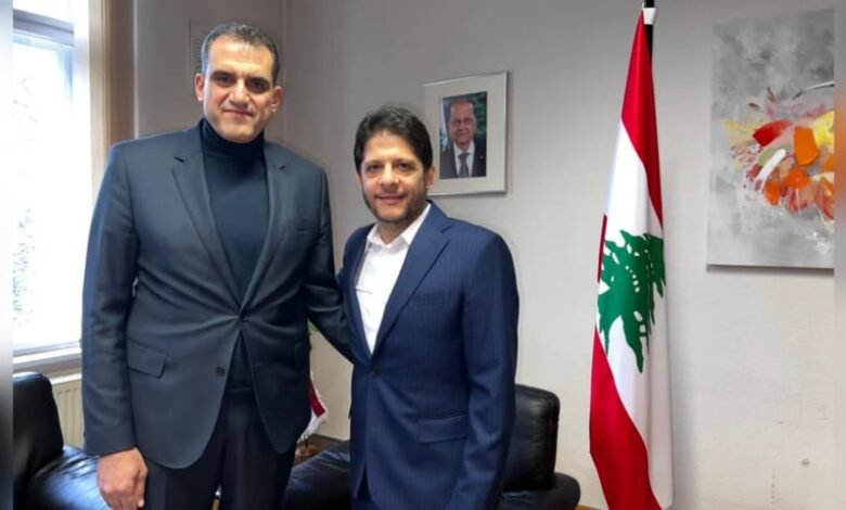 بدعوة من نائب السفير اللبناني في ألمانيا… النجم اللبناني معين شريف يحل ضيفاً على السفارة اللبنانية