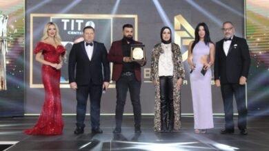 أخصائي زراعة الشعر سامر فاضل مكرّماً في حفل اختيار ملكة جمال أوروبا لعام ٢٠٢٢