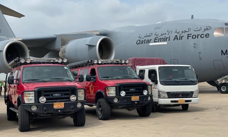 انطلاق أولى رحلات جسر قطر الجوي لإغاثة باكستان