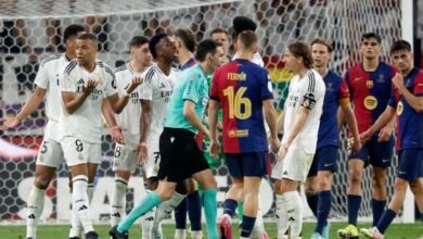 قناة برشلونة الرسمية تسخر من قائد ريال مدريد