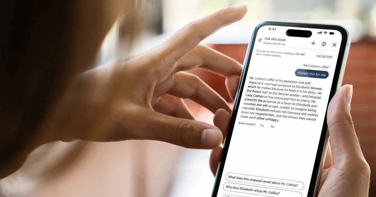 صورة مميزة: يتم إطلاق ميزة Kindle Ask this Book المدعومة بالذكاء الاصطناعي في تطبيق iOS