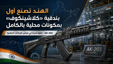 إنتاج أول بندقية AK-203 هندية الصنع بالكامل في أميثي