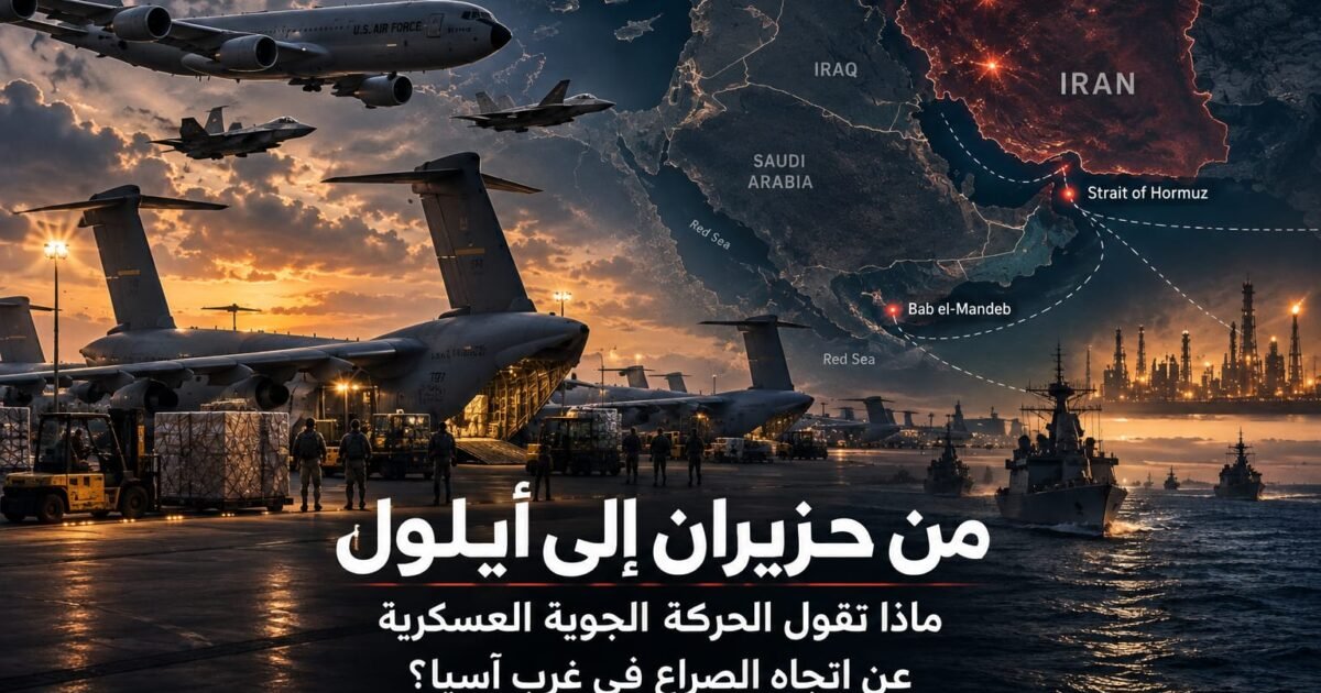 من حزيران إلى أيلول: ماذا تقول الحركة الجوية العسكرية عن اتجاه الصراع في غرب آسيا؟