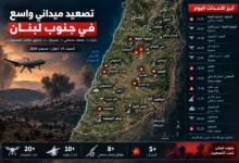 عاجل منصة اجواء:تصعيد ميداني واسع في جنوب لبنان: غارات وقصف مدفعي وتحليق مكثف للمسيّرات #انفوغراف - أرشيف غوغل وبينغ