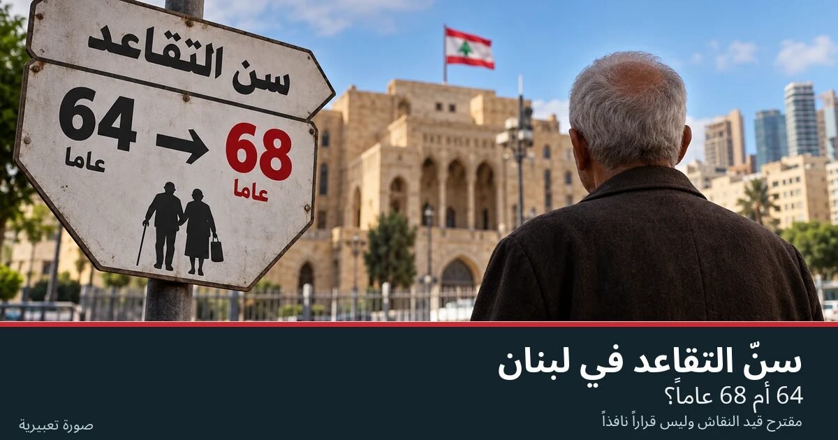 سنّ التقاعد في لبنان إلى 68 عاماً؟