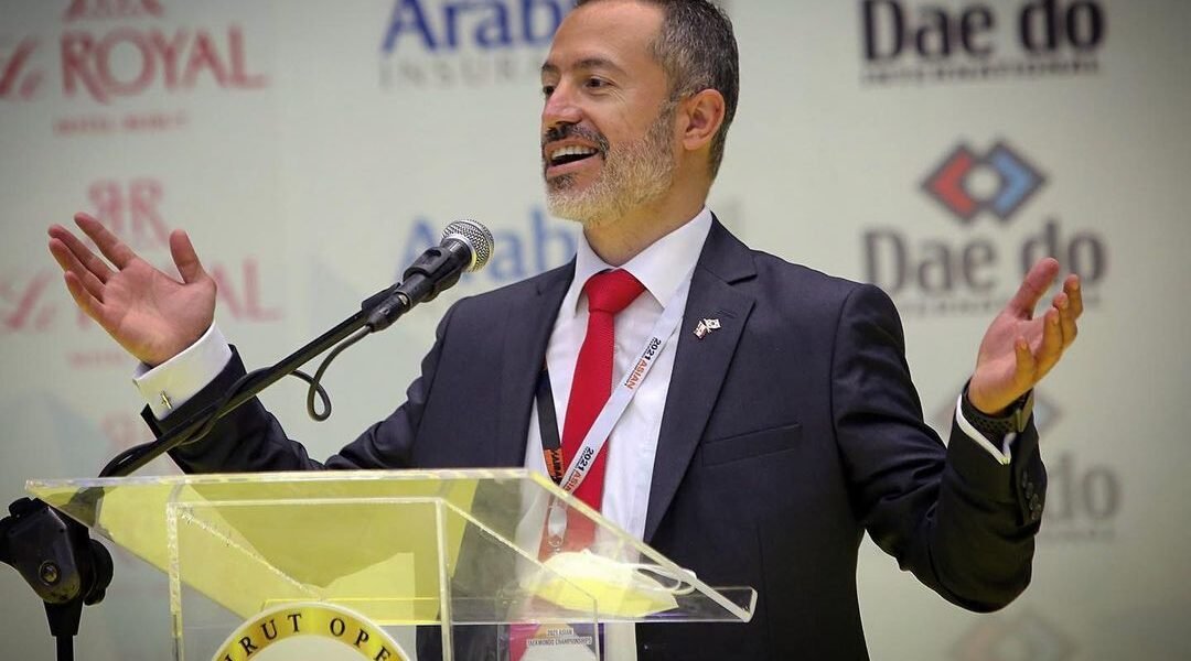 رئيس إتحاد التايكواندو الدكتورHabib Zarifeh: لعبة التايكواندو في آسيا ذو قيمة عالية جداً