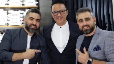 الفنان ريدوان بإطلالة أنيقة تحمل بصمة ميزون سليم متري