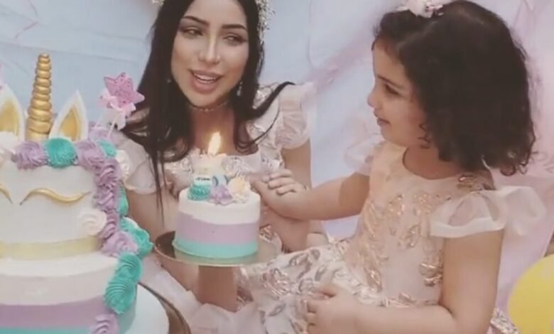 النجمة دنيا بطمة تحتفل بعيد ابنتها غزل وعلقت على منشورها بكلمات مؤثرة